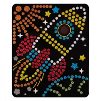 Набір для творчості 1 вересня Ракета Аплікація з 3D голографічними стікерами (954570) - 3