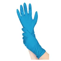 Медицинские перчатки MediPlus AmbuPlus Латексные смотровые неприпудренные Синие Размер XL 50 шт. (9551004355869) - Изображение 2