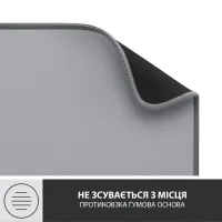Килимок для мишки Logitech Desk Mat Studio Series Mid Grey (956-000052) - 7