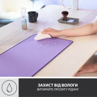 Килимок для мишки Logitech Desk Mat Studio Series Lavender (956-000054) - 3