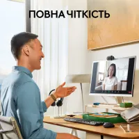 Веб-камера Logitech Brio 100 Full HD Graphite (960-001585) - 2