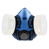 Респіратор Neo Tools силіконовий, на два фільтруючі патрони (у комплект не входять) (97-350) - 1