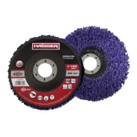 Круг зачистний HAISSER iз вспiненого абразиву 125х22,2 (фіолетовий) (97294) - 2