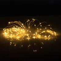 Гірлянда YES! Fun Нитка на мідному дроті 100 LED Тепло-біла 10 м Статична USB (975035) - Изображение 3