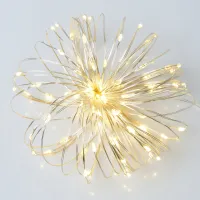 Гірлянда YES! Fun Нитка на мідному дроті 100 LED Тепло-біла 10 м Статична USB (975035) - Изображение 1