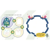 Книга Ігри + наліпки. Роботи - Юлія Каспарова Ранок (9786170973771) - 3