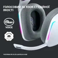Наушники Logitech G733 Lightspeed Wireless RGB Gaming Headset White (981-000883) - Изображение 9
