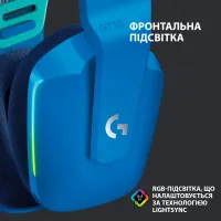 Навушники Logitech G733 Lightspeed Wireless RGB Gaming Headset Blue (981-000943) - Зображення 4