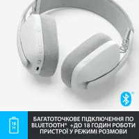 Навушники Logitech Zone Vibe 100 Wireless Off-White (981-001219) - 5