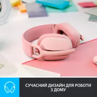 Наушники Logitech Zone Vibe 100 Wireless Rose (981-001224) - Изображение 2