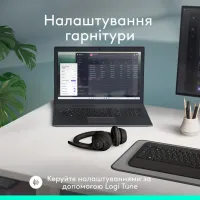 Навушники Logitech Zone 300 Bluetooth Graphite (981-001407) - 9