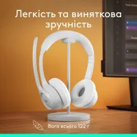 Навушники Logitech Zone 300 Bluetooth Off-White (981-001417) - Зображення 8