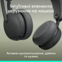 Навушники Logitech Zone Wireless 2 ES Graphite (981-001503) - Зображення 8