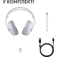 Навушники Logitech G522 Lightspeed Wireless Gaming Headset White (981-001550) - 3