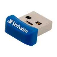 USB флеш накопичувач Verbatim 16GB Store 'n' Stay NANO Blue USB 3.0 (98709) - 4