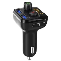 FM модулятор Grand-X 98GRX MegaBass, Bluetooth V5.0 MicroSD, 2USB , MegaBass, han (98GRX) - 2