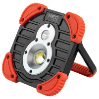 Прожектор Neo Tools акумулятор, 2600мАг, 3.7 Li-ion, 10 Вт + 3 Вт, 750+ 250 люме (99-040) - Зображення 1