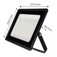 Прожектор Neo Tools алюміній, 220 В, 100Вт, 8000 люмен, SMD LED, кабель 0.3 м бе (99-054) - Зображення 4