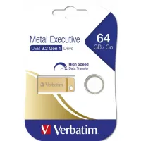 USB флеш накопичувач Verbatim 64GB Metal Executive Gold USB 3.0 (99106) - 5