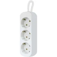 Мережевий подовжувач Defender E318 1.8 m 3 роз white (99221) - 2