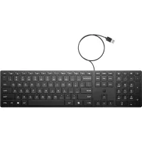 Клавіатура HP 320K USB UA Black (9SR37UT) - 1