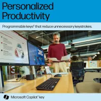 Клавіатура HP 720 Multi-Device Rechargeable Wireless/Bluetooth UA Black (9T5B1AA) - 4