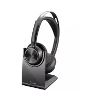 Навушники Poly Voyager Focus 2 MS Stereo USB-C + USB-C/A Adapter + Charging Stand Black (9T9J6AA) - 5