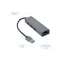 Концентратор USB-A to Gigabit Ethernet, 3 Ports USB 3.1 Gen1 Cablexpert (A-AMU3-LAN-01) - 3