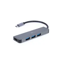 Концентратор Cablexpert USB-C 2-in-1 (A-CM-COMBO2-01) - 1