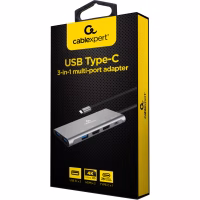 Концентратор Cablexpert USB-C 3-in-1 (A-CM-COMBO3-03) - Image 3