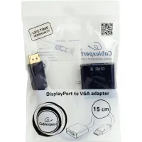 Перехідник DisplayPort to VGA Cablexpert (A-DPM-VGAF-02-W) - 2