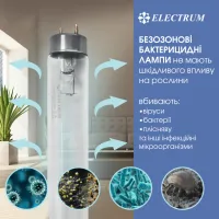 Лампочка Electrum T8 30W бактер. G13 (A-FG-0497) - Зображення 2