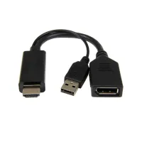 Перехідник HDMI to DisplayPort, 4K 30Hz Cablexpert (A-HDMIM-DPF-01) - Зображення 1