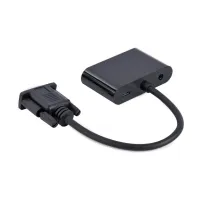 Перехідник Cablexpert VGA to HDMI/VGA+audio 3.5mm (A-VGA-HDMI-02) - 2