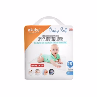Пелюшки для малюків Akuku Baby Soft 40 x 60 см, 15 шт (A0500) - Image 1
