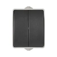 Вимикач EMOS C.5 IP54 подвійний (A1398.1) - 2