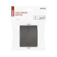 Вимикач EMOS C.5 IP54 подвійний (A1398.1) - 5