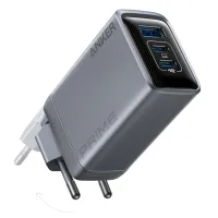 Зарядний пристрій Anker GaNPrime 100W 2xUSB-C PD + 1xUSB-A Foldable Silver (A2688341) - 1