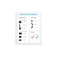 Дата кабель USB-C to USB-C 1.8m nylon 322 black Anker (A81F6G11) - 3