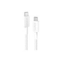 Дата кабель USB-C to USB-C 1.8m 322 White Anker (A81F6H21) - 1