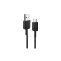 Дата кабель USB 2.0 AM to USB-C 0.9m 322 Black Anker (A81H5G11) - 1