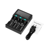 Зарядний пристрій для акумуляторів PowerPlant PP-A4 (Ni-MH,Cd,Li-ion,LiFePO4 / input AC 100V-240V DC 12V) (AA620173) - 4