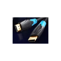 Кабель мультимедійний HDMI M to HDMI M 0.75m black Vention (AACBE) - Зображення 2
