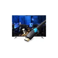 Кабель мультимедійний HDMI M to HDMI M 0.75m black Vention (AACBE) - Зображення 3
