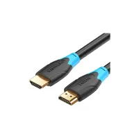 Кабель мультимедійний HDMI M to HDMI M 0.75m black Vention (AACBE) - Зображення 1