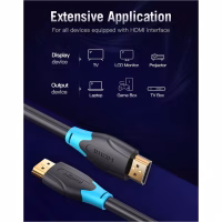 Кабель мультимедийный HDMI M to HDMI M 1.0m V2.0 Vention (AACBF) - Image 11