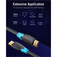 Кабель мультимедійний HDMI M to HDMI M 15.0m black Vention (AACBN) - Зображення 10