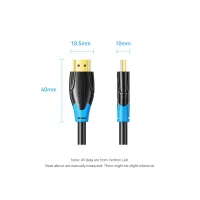 Кабель мультимедийный HDMI M to HDMI M 20.0m black Vention (AACBQ) - Изображение 11