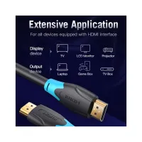 Кабель мультимедійний HDMI M to HDMI M 30.0m black Vention (AACBT) - Зображення 5