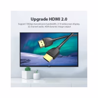 Кабель мультимедійний HDMI M to HDMI M 0.5m black Vention (AAIBD) - Image 6